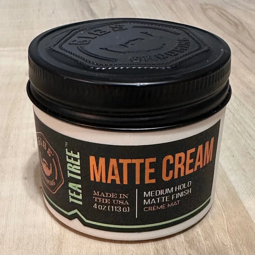 GIBS Tea Tree Matte Cream High Hold Matte‎ Finish 4 oz